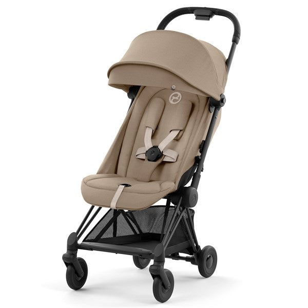 Cybex Coya Klapvogn Matt Black Cozy Beige