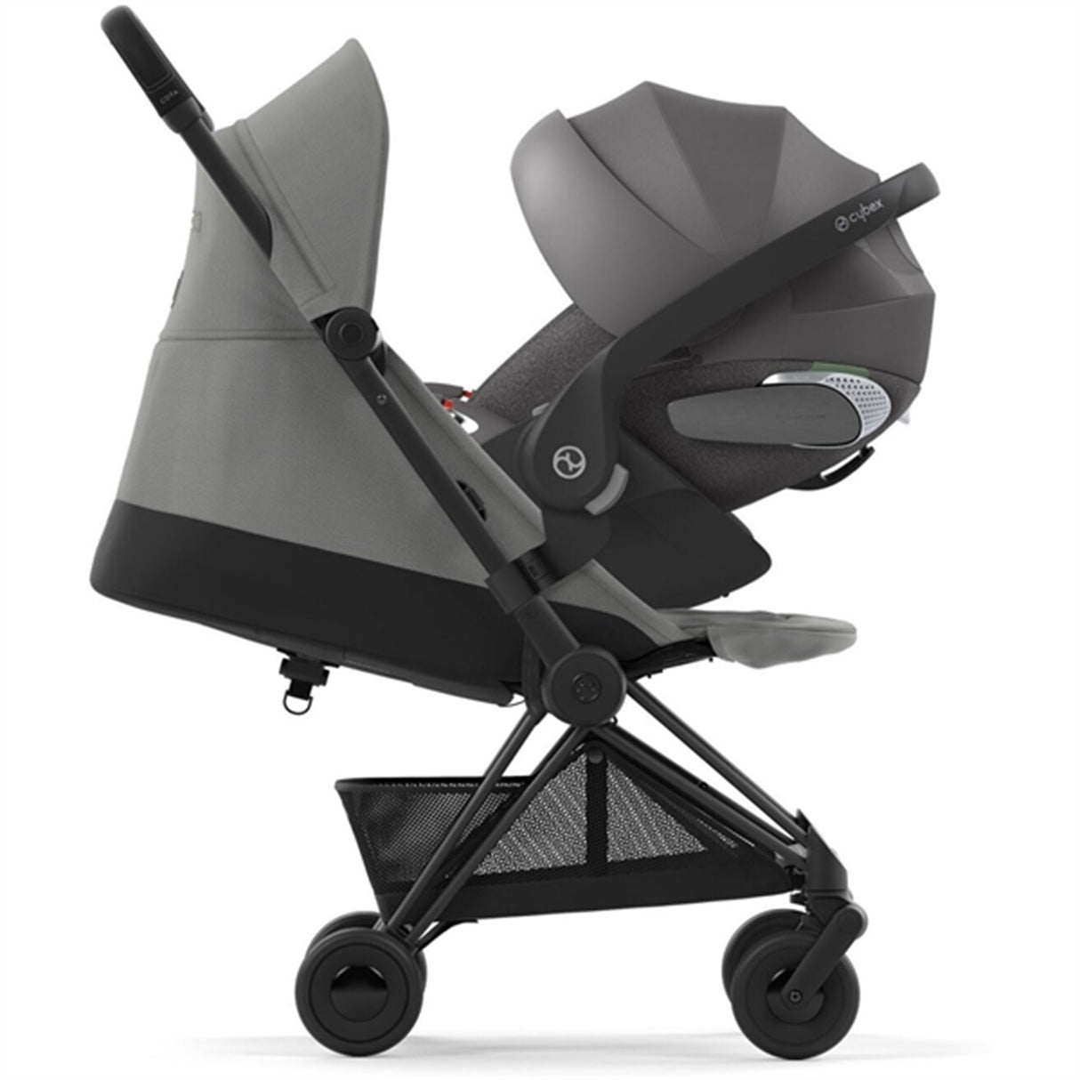 Cybex Coya Klapvogn Matt Black Mirage Grey