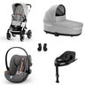 Cybex Bundle Talos Lava Grey (Silver Frame) +