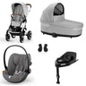 Cybex Bundle Talos Lava Grey (Silver Frame)