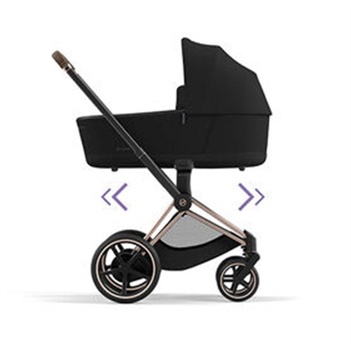 Cybex ePRIAM Stel inkl. Hårde Sædedele Rosegold 4