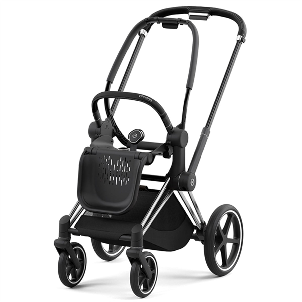 Cybex PRIAM Stel inkl. Hård Sædedel Chrome Black