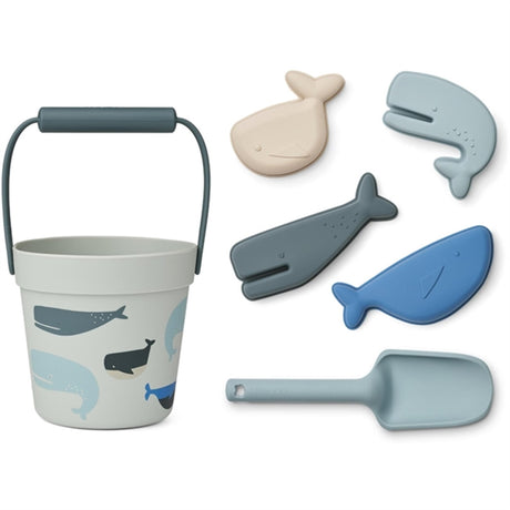 Liewood Dante Strandsæt Cloud Blue