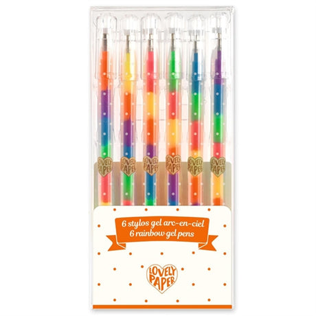 Djeco Lovely Paper Rainbow Gel Pens