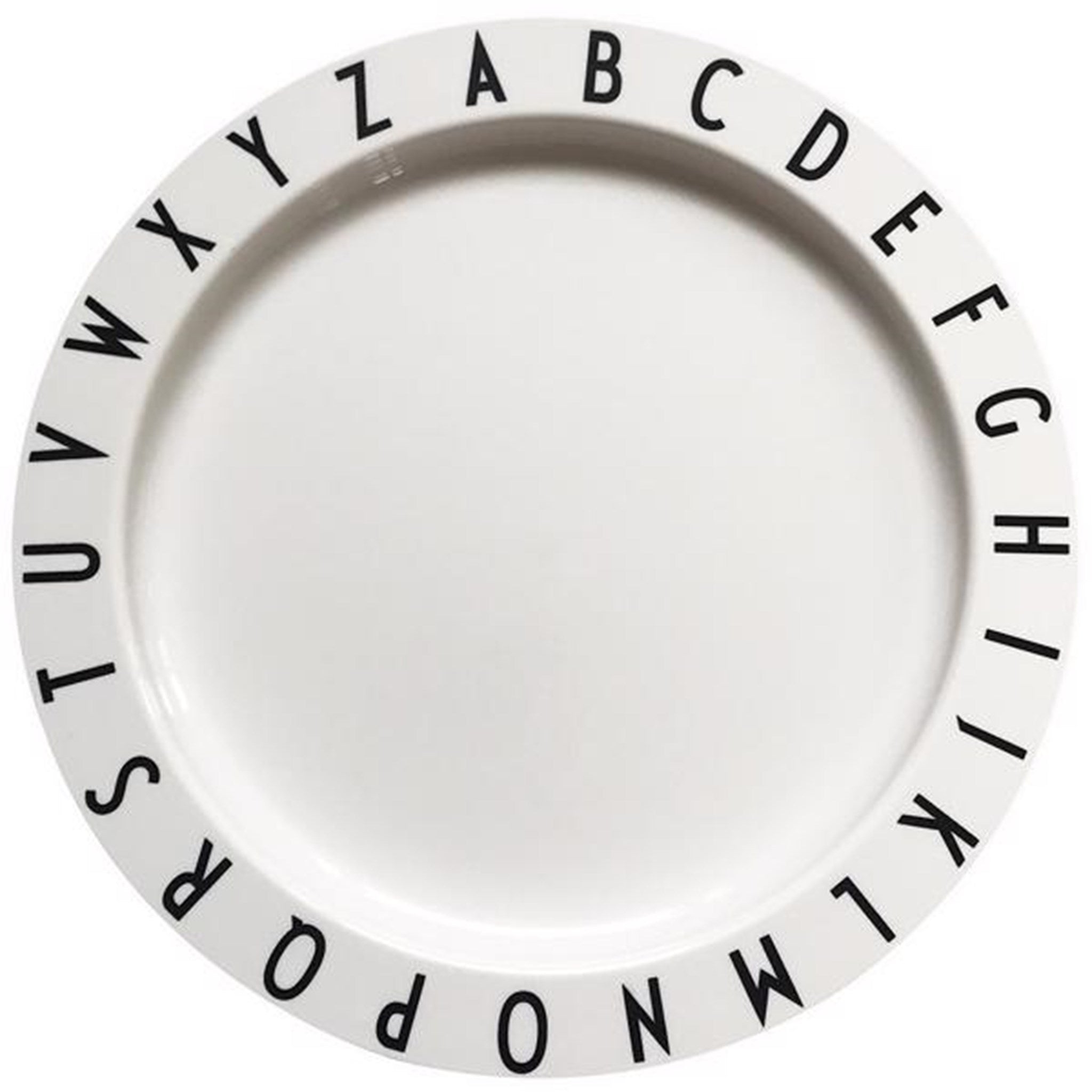 Design Letters Tritan White Eat & Learn ABC Frokosttallerken