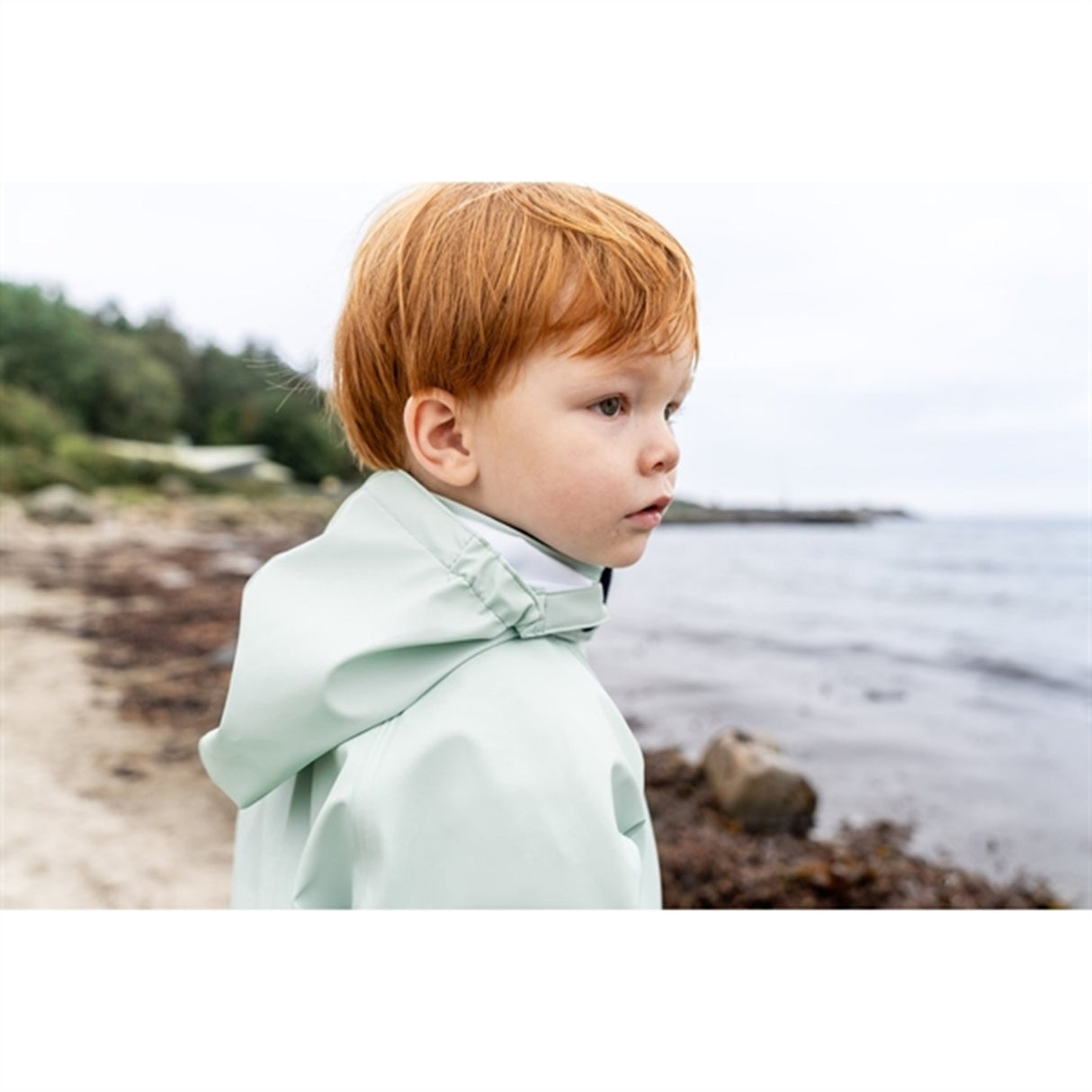 Didriksons Pale Mint Slaskeman Kids Regntøj