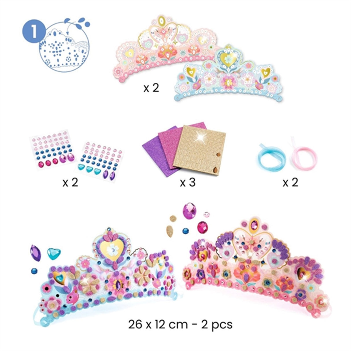 Djeco DIY Prinsesse Aktiviteter