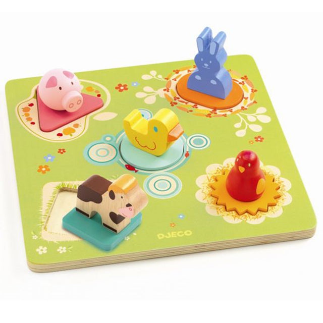 Djeco Puzzle Bildi Ducks and Friends