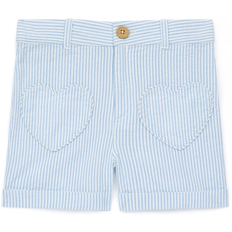 BONTON Rayure Bleue Shorts