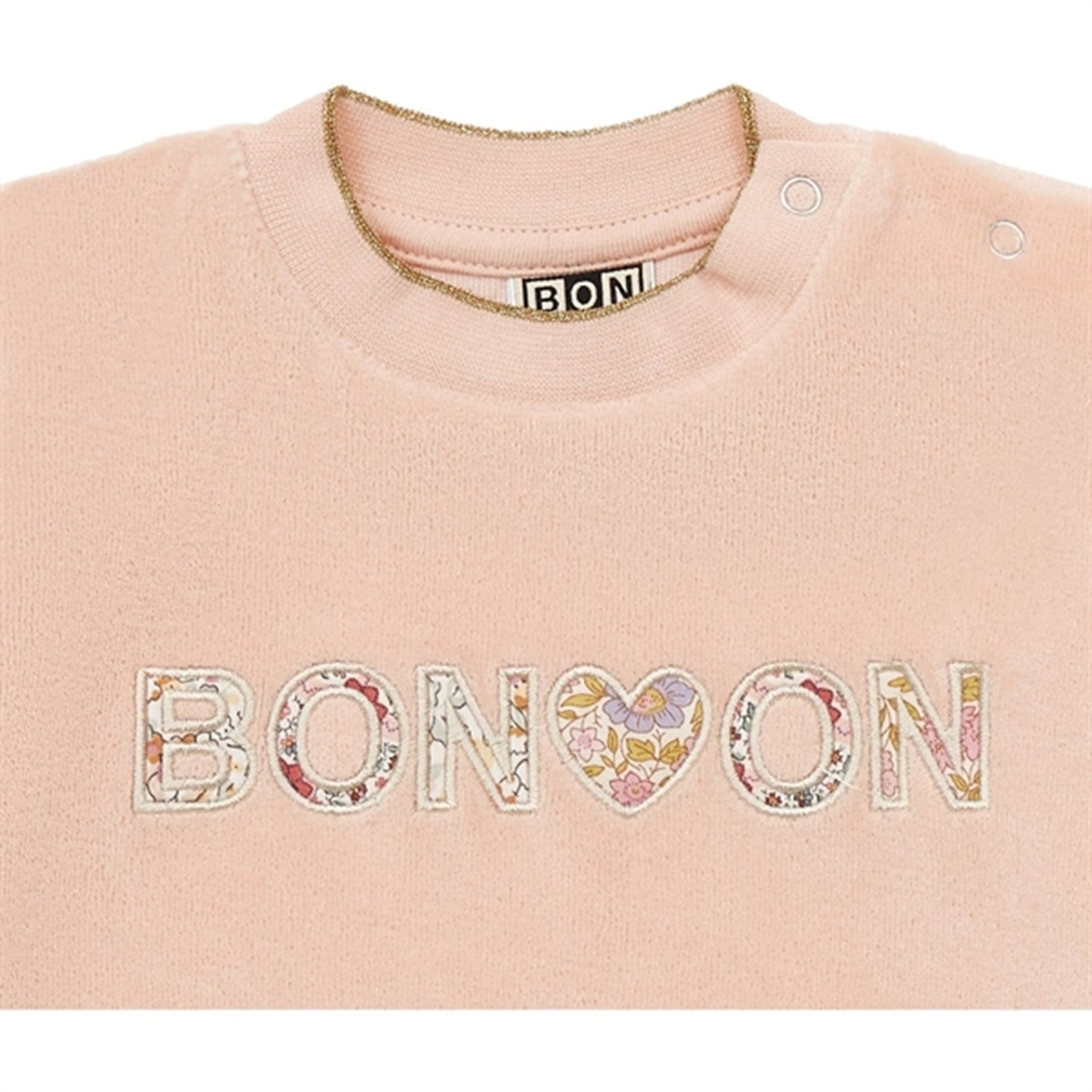 BONTON Rose Coquillage Baby Sweatshirt 3