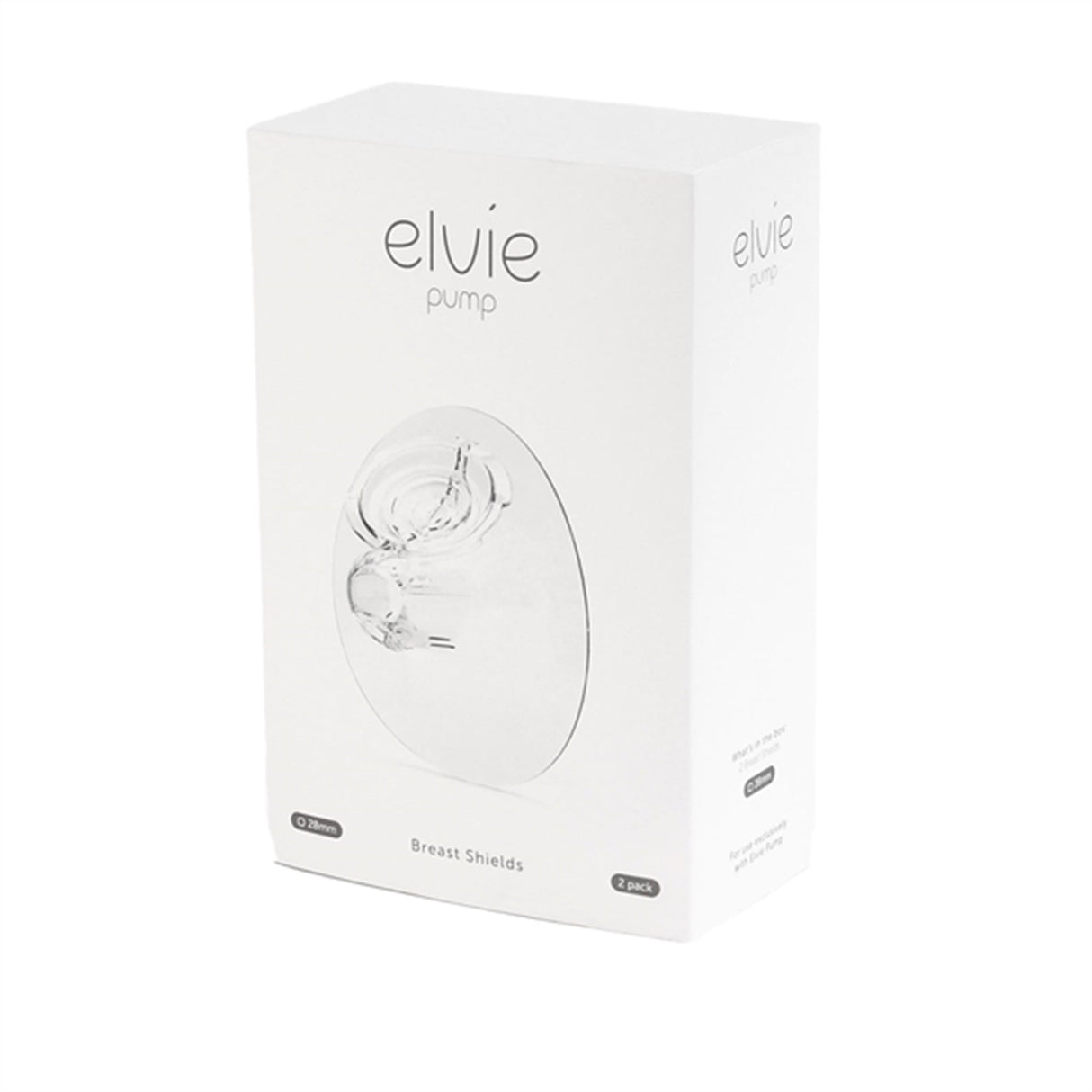 Elvie Brystskjold 28 mm 2-Pak White