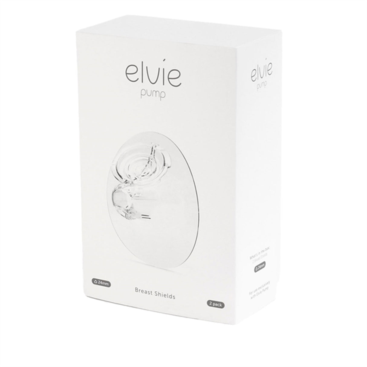 Elvie Brystskjold 24 mm 2-Pak White