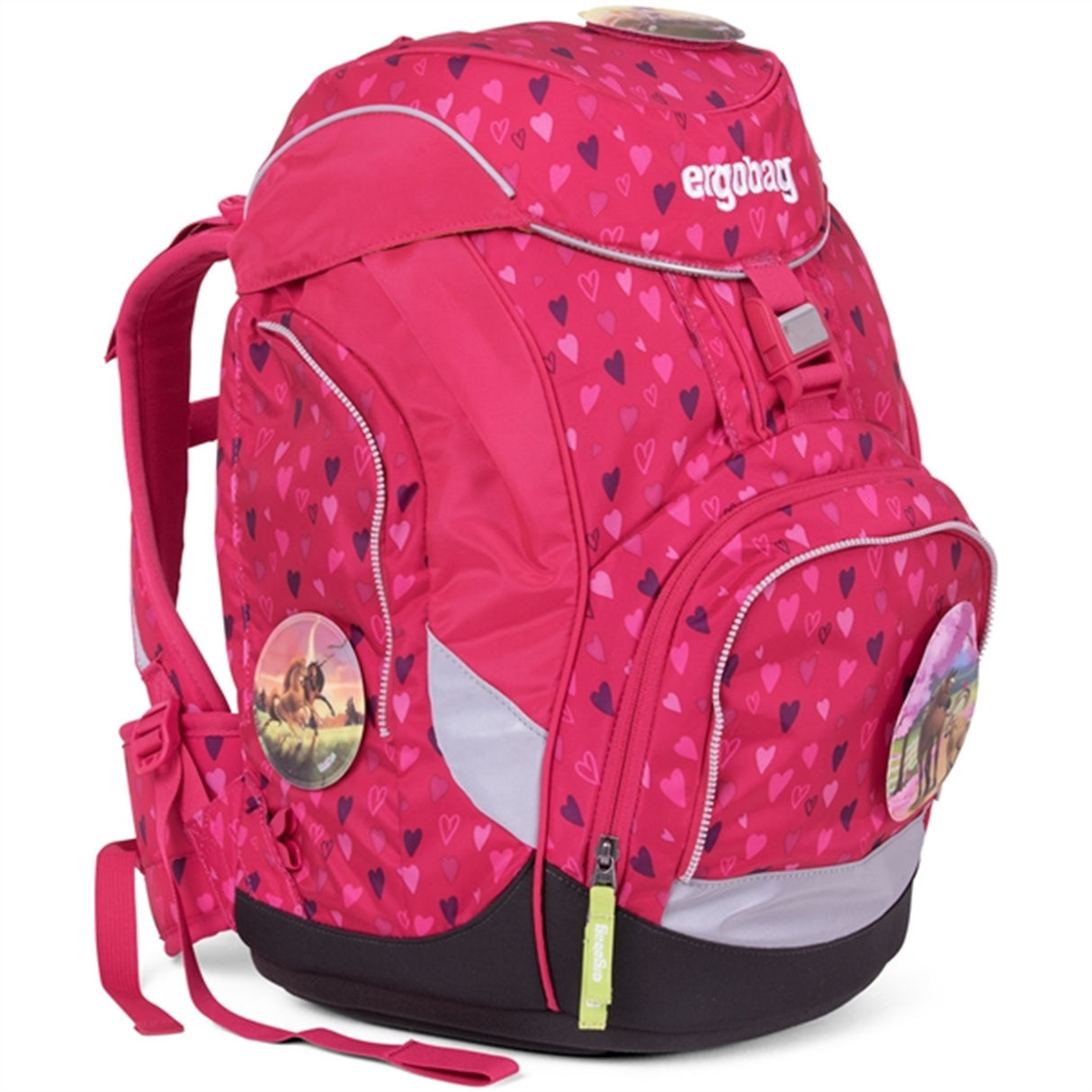 Ergobag Skoletaske Prime HorseshoeBear Pink Hearts