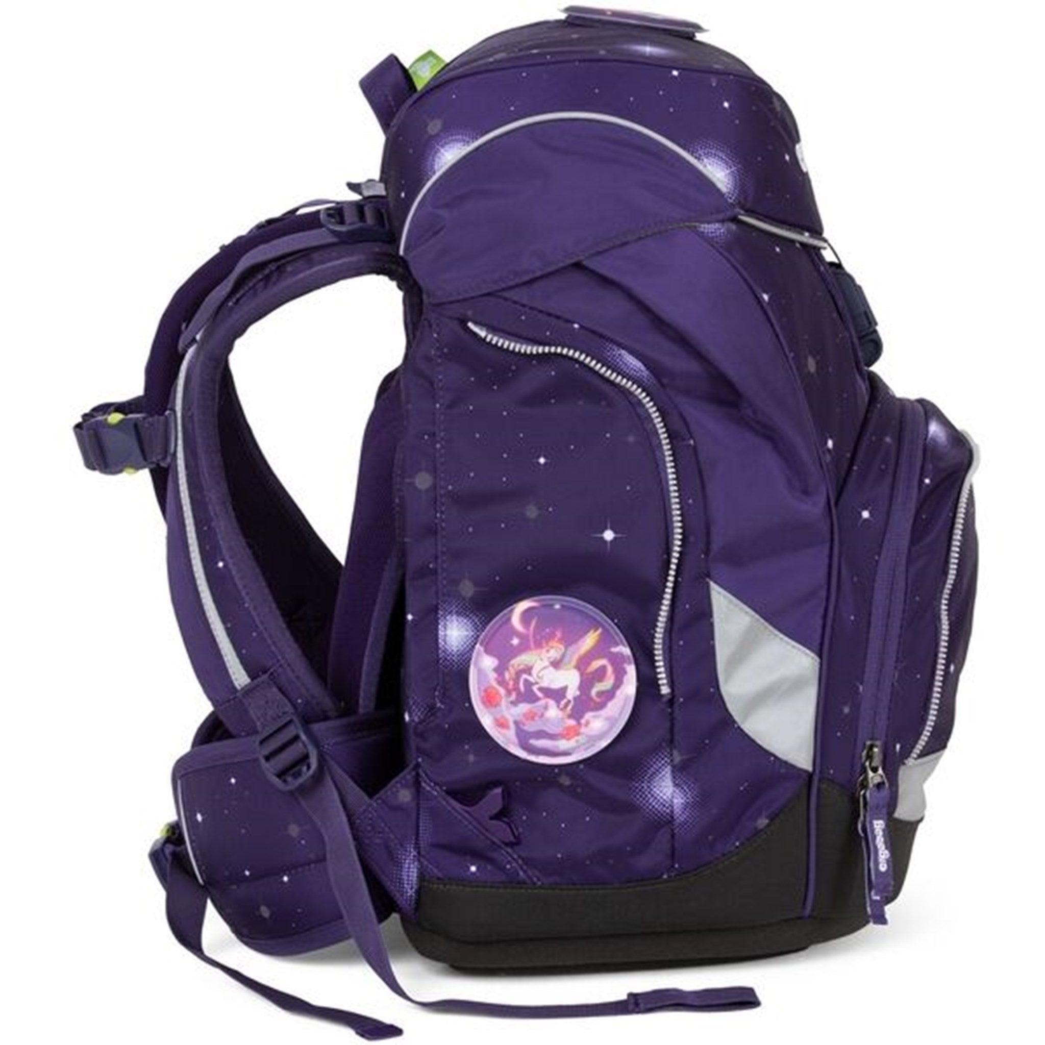 Ergobag Skoletaske Galaxy Glow Prime Beargasus Purple 3