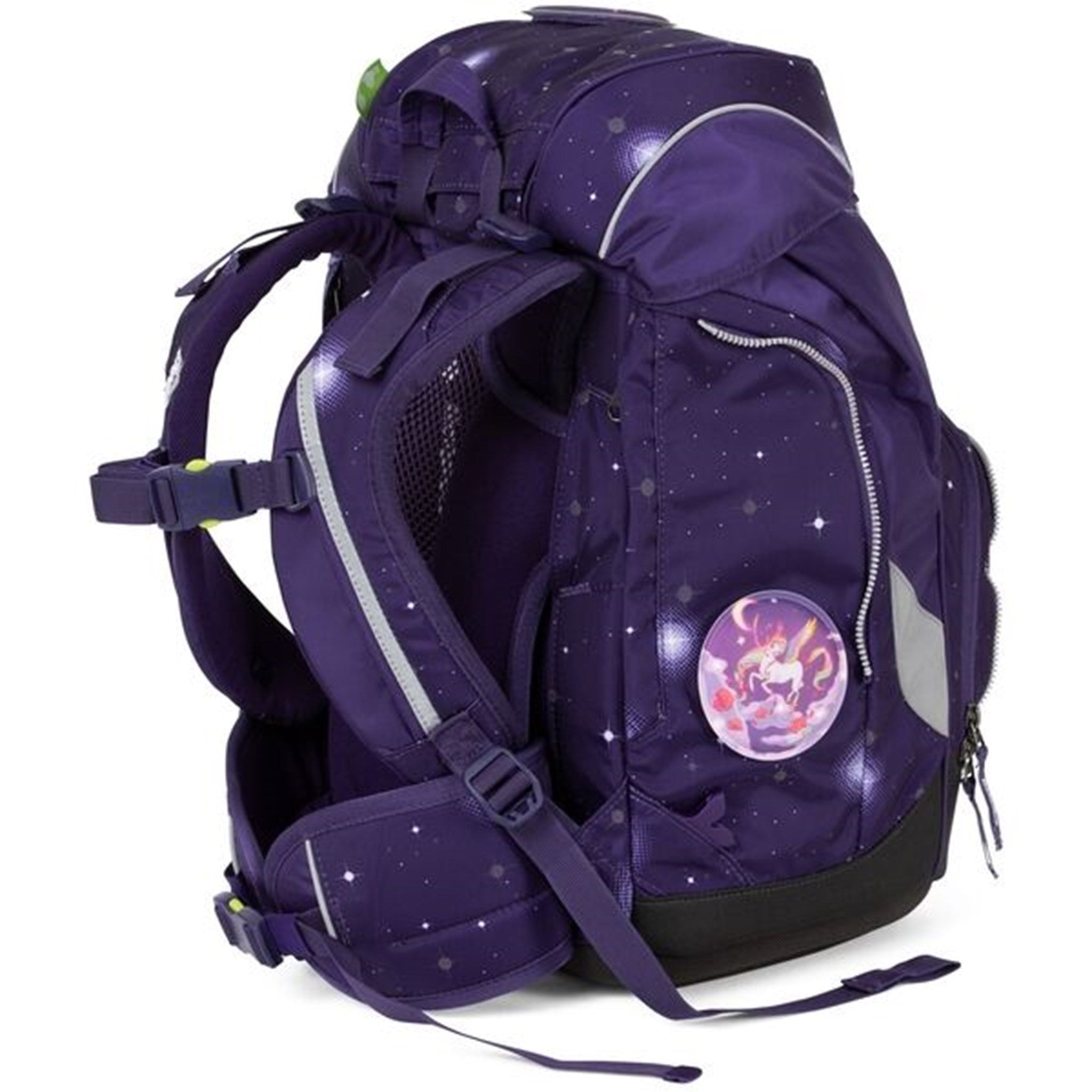 Ergobag Skoletaske Galaxy Glow Prime Beargasus Purple 4