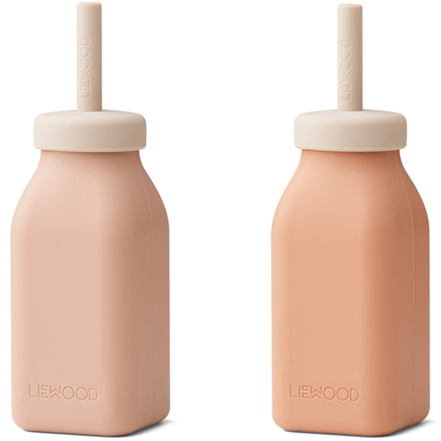 Liewood Erika Milkshake Flaske 2-Pak Rose Mix