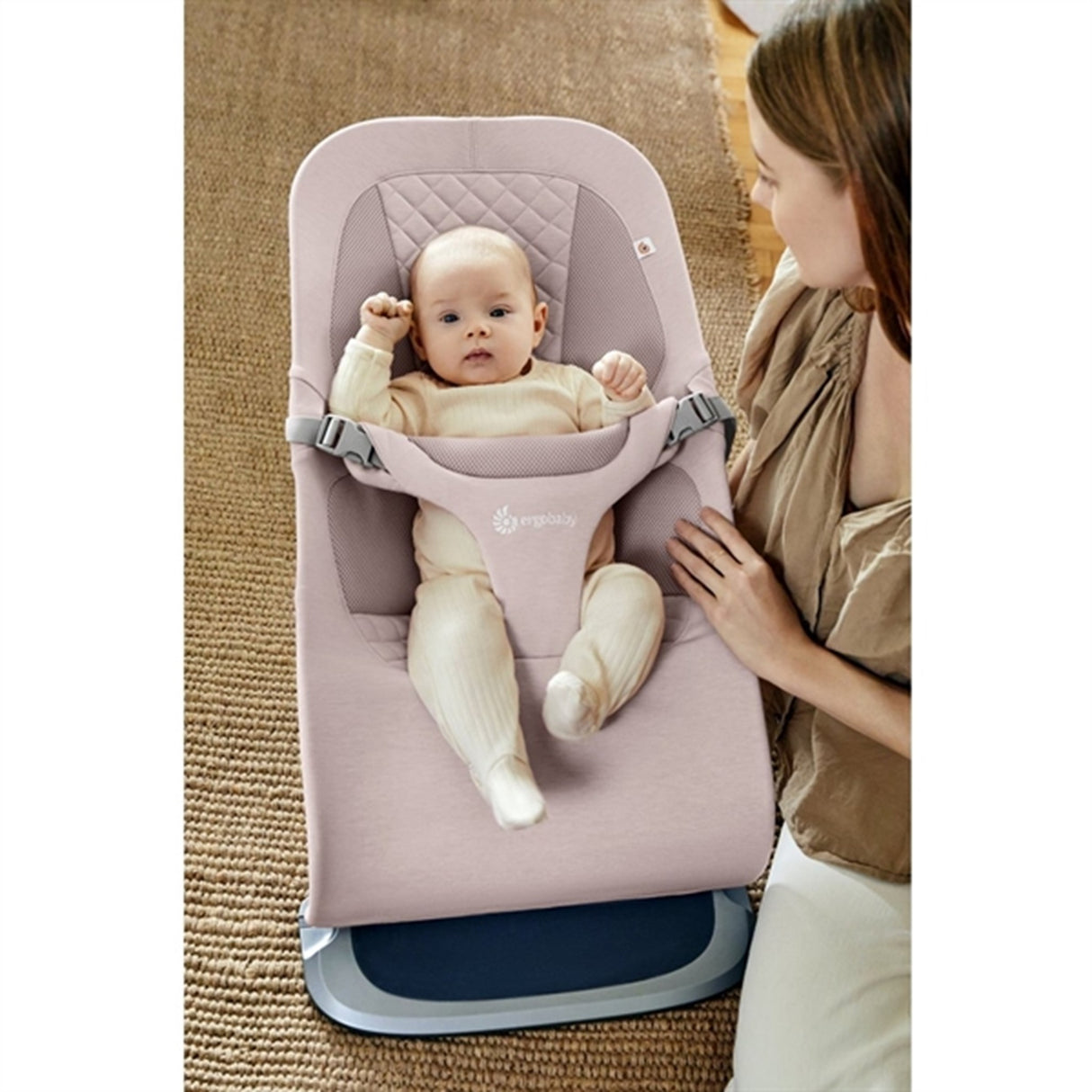 Ergobaby Evolve 3-I-1 Skråstol Blush Pink