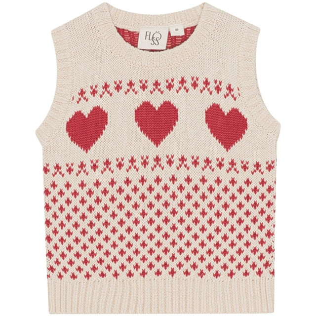 Flöss Babette Vest Poppy red