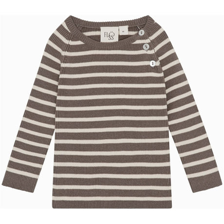 Flöss Flye Strik sweater Mocca