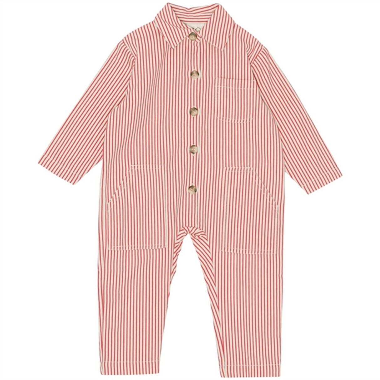 Flöss Max Overall Heldragt Scarlet Stripe