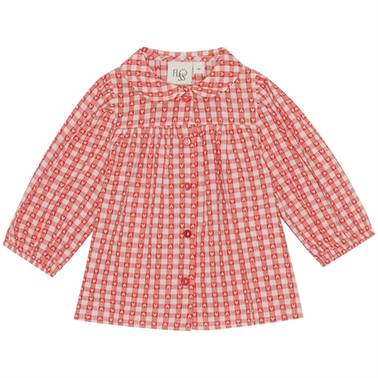 Flöss Ally Skjorte Heart Gingham