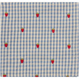 Flöss Polly Tørklæde Berry/Blue Gingham 2