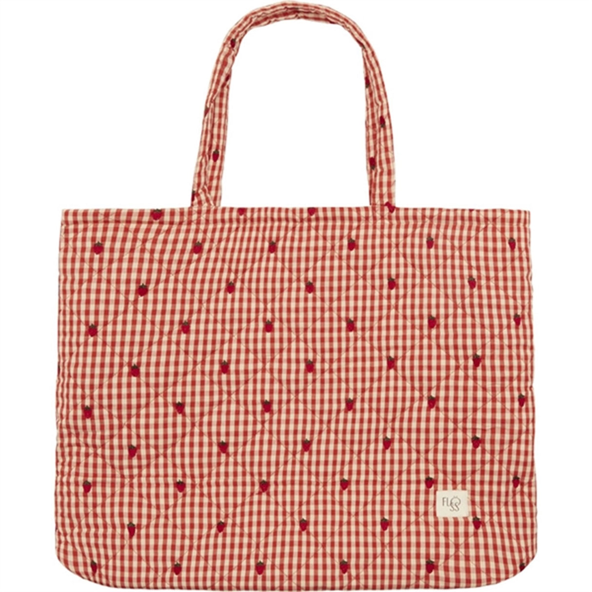 Flöss Molly Quiltet Taske Berry Gingham