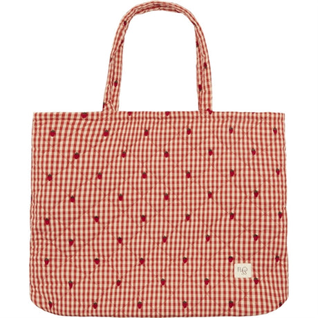 Flöss Molly Quiltet Taske Berry Gingham