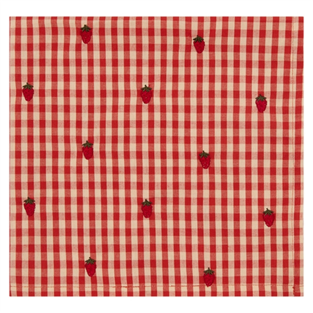 Flöss Molly Tørklæde Berry Gingham 2