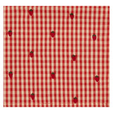 Flöss Molly Tørklæde Berry Gingham 2