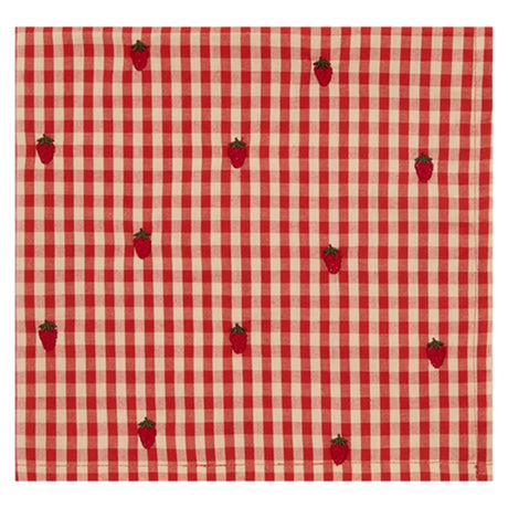 Flöss Molly Tørklæde Berry Gingham 2