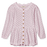 Fliink Lavender Fog Oma Strik Cardigan