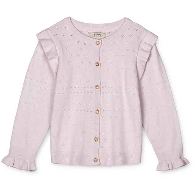 Fliink Lavender Fog Fame Strik Cardigan