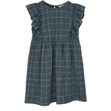 Fliink Navy Miro Ruffle Kjole