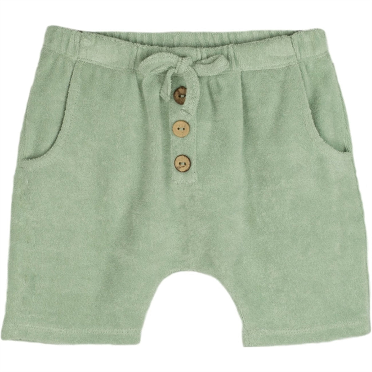 Fliink Dusty Green Teddy Shorts