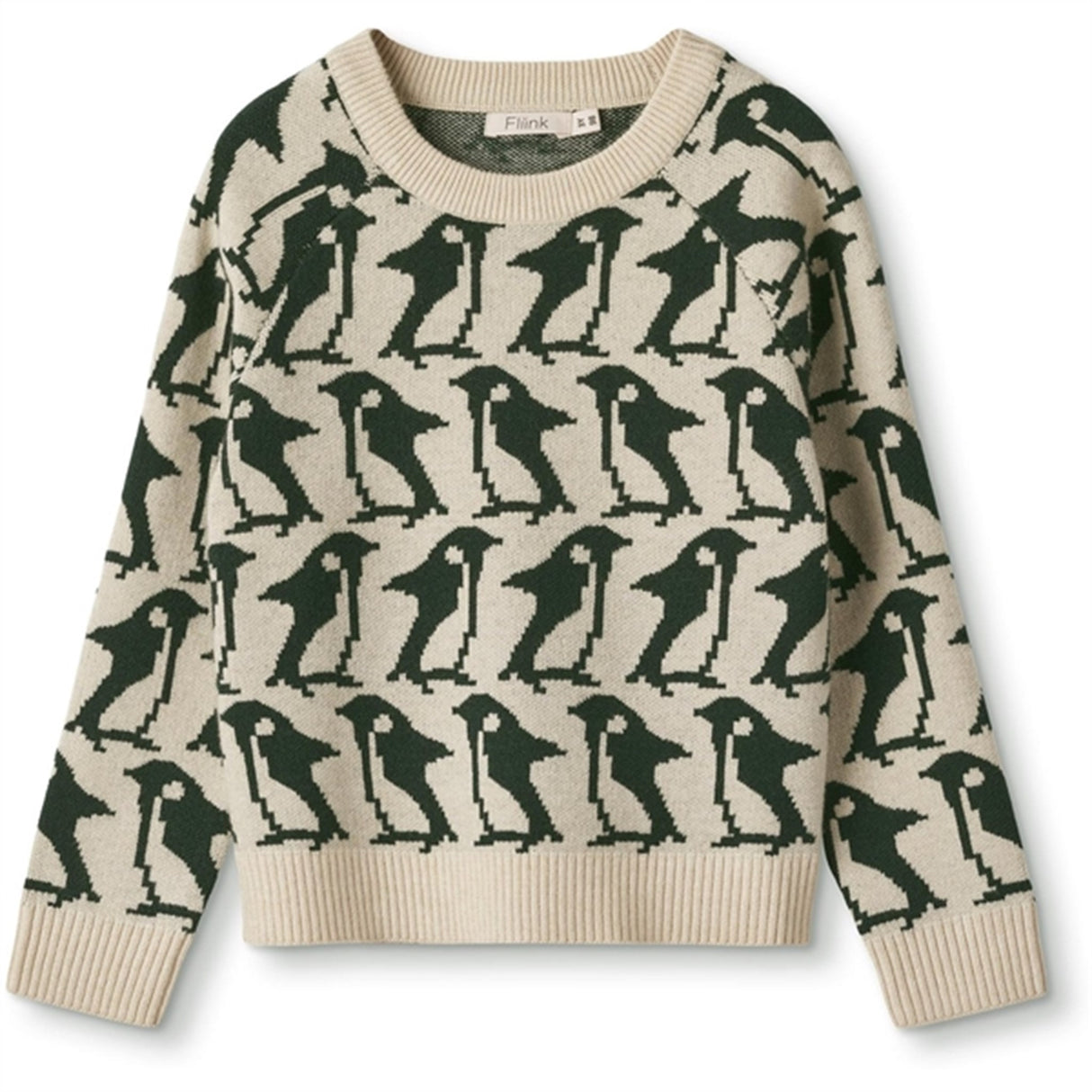 Fliink Sandshell/Pinegrove Alon Pullover Pinguin