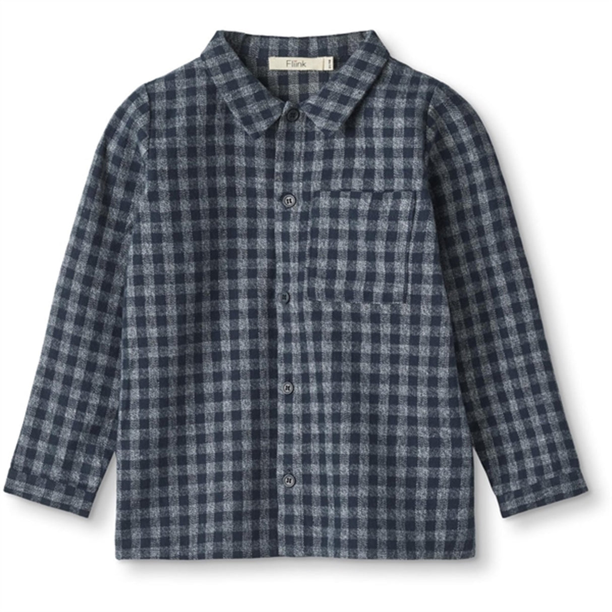 Fliink Navy Coda Check Skjorte