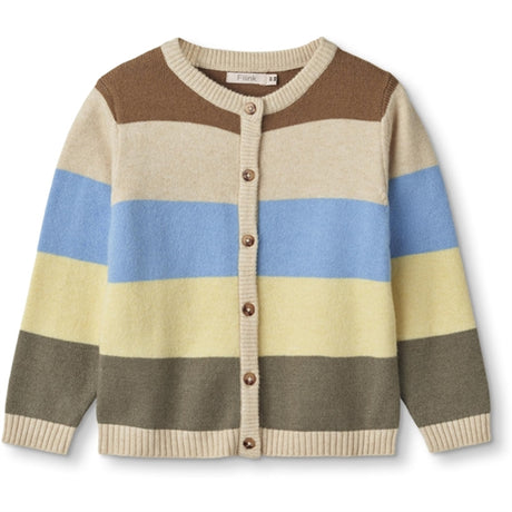 Fliink Sandshell Multi Stripe Cardigan