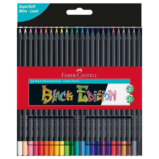 Faber Castell Black Edition 24 Farveblyanter