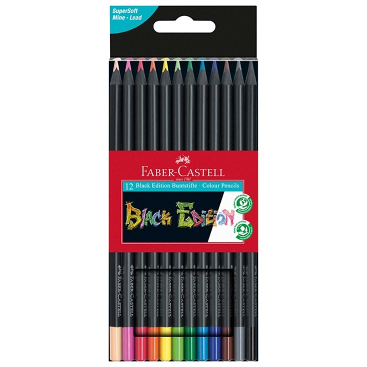 Faber Castell Black Edition 12 Farveblyanter