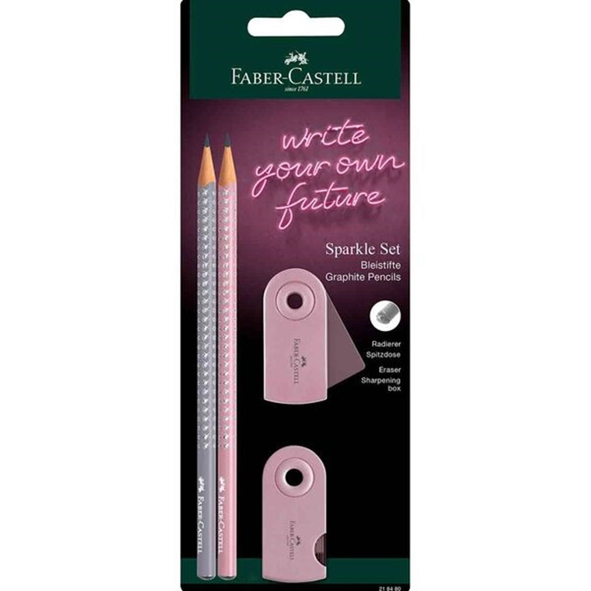 Faber Castell Grip Sparkle Blyant 2 stk.