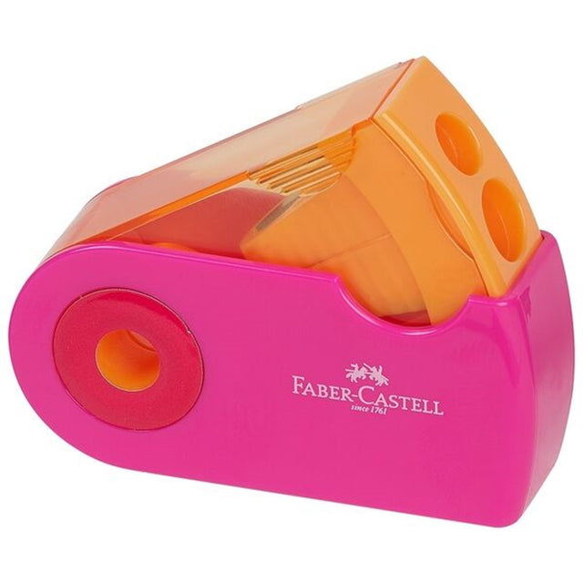 Faber Castell Double Hole Blyantspidser Pink