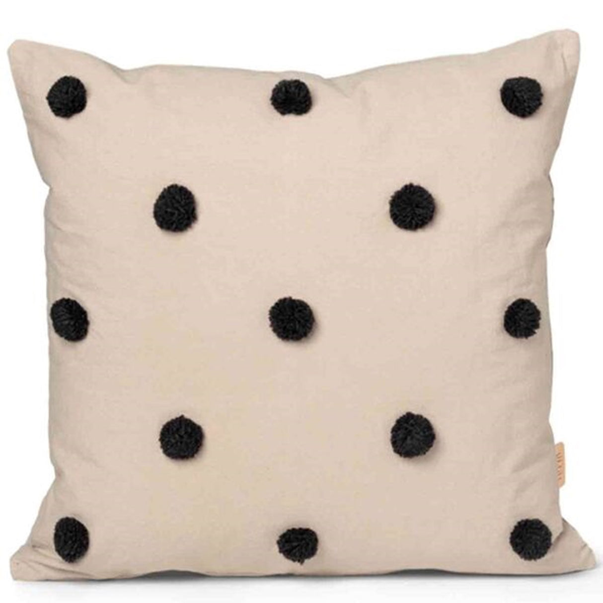 Ferm Living Dot Tufted Pude Sand/Black