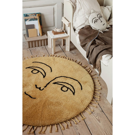 Ferm Living Sol Tufted Tæppe - Large Yellow