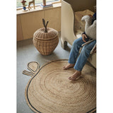 Ferm Living Apple Flettet Jute Tæppe Natural