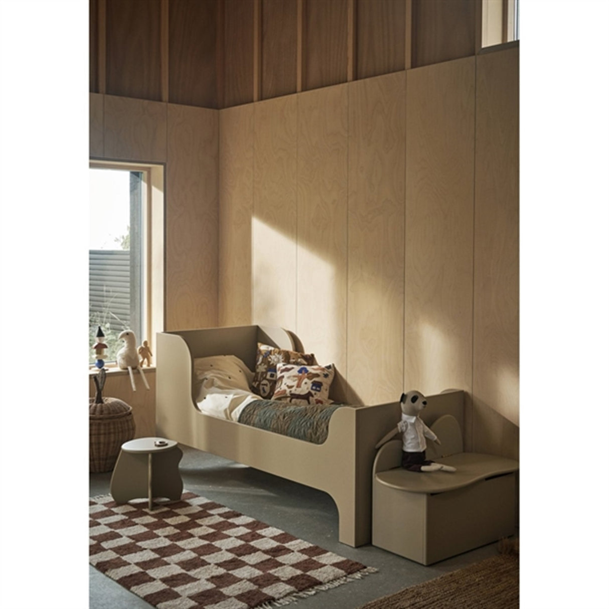 Ferm Living Slope Skammel Cashmere