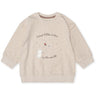 That's Mine Light Brown Melange Finley Little Sister Sweatshirt