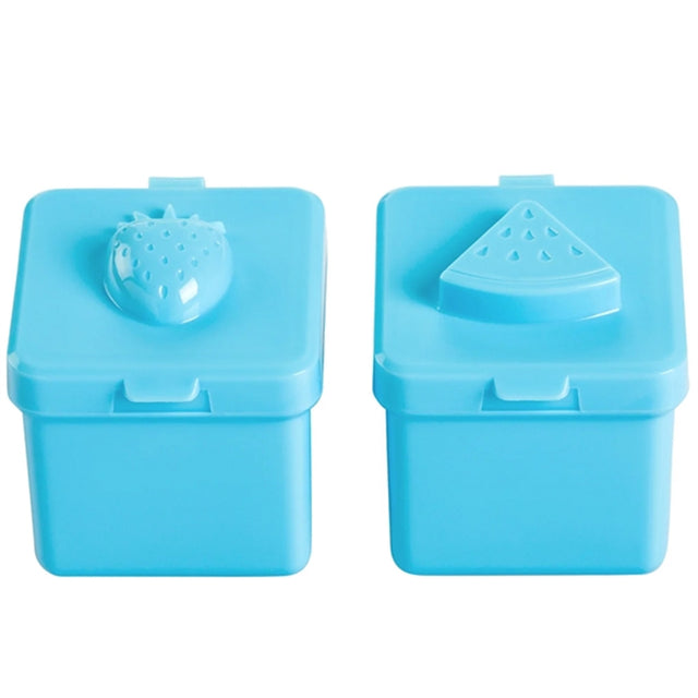 Little Lunch Box Co Bento Surprise Box Light Blue Fruits