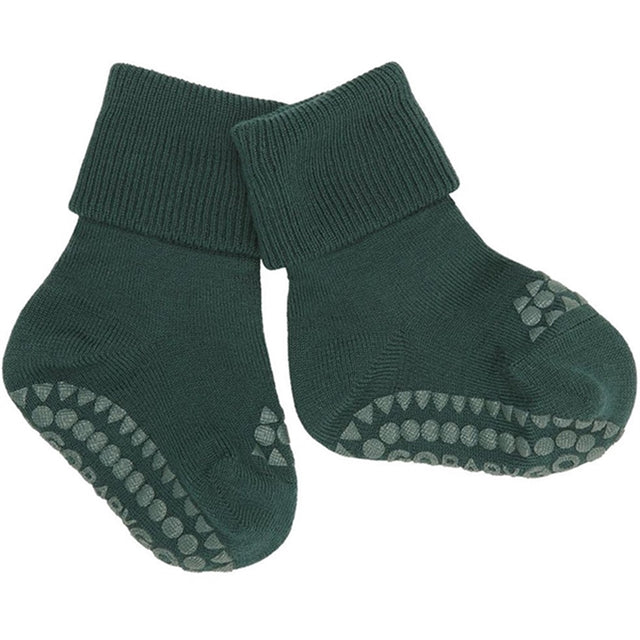 Gobabygo Uld Anti-Slip Strømper Forrest Green