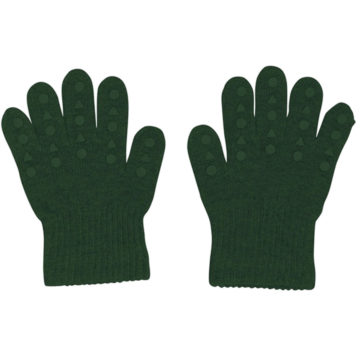 Gobabygo Uld Grip Gloves Forrest Green 3